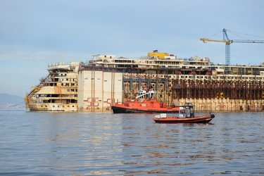 Genova - porto Volri VTE - le prime manovre per lo spostamento d