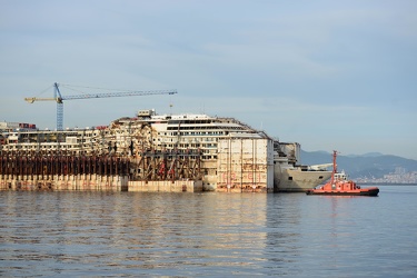 Genova - porto Volri VTE - le prime manovre per lo spostamento d