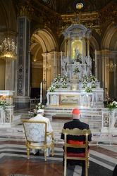 Genova - Santuario Madonna della Guardia - la visita di Papa Fra