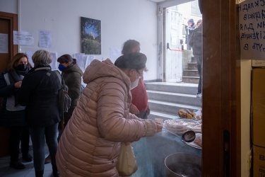 Genova, chiesa S Stefano - nuovi arrivi di profughi dall'Ucraina