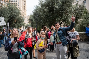 Genova - tour del capoluogo per i profughi ucraini, organizzato 