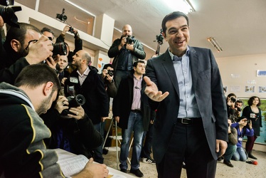 25-01-2015 Atene  Voto di Alexis Tsipras