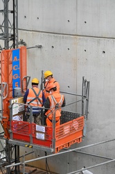 Genova - avanzamento lavori cantiere nuovo ponte ex Morandi