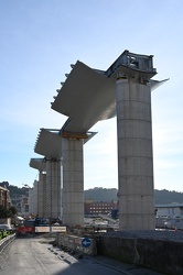 Genova - situazione avanzamento cantiere nuovo ponte ex morandi 