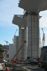 Genova - situazione avanzamento cantiere nuovo ponte ex morandi 