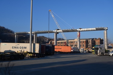 Genova, avanzamento lavori fine 2019 costruzione cantiere nuovo 