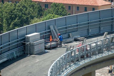 Genova, inquadrata da salita Bersezio - raccordo elicoidale,