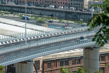 Genova, nuovo ponte Genova San Giorgio - avanzamento lavori a po