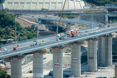 Genova, nuovo ponte Genova San Giorgio - avanzamento lavori a po