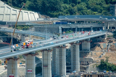 Genova, nuovo ponte Genova San Giorgio - avanzamento lavori a po