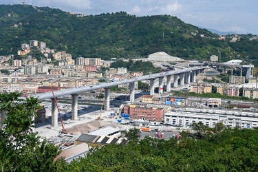 Genova, avanzamento lavori nuovo ponte ex Morandi