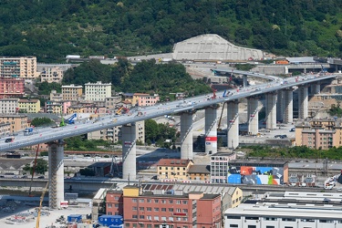 Genova, avanzamento lavori nuovo ponte ex Morandi