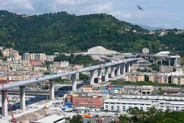 Genova, avanzamento lavori nuovo ponte ex Morandi