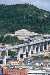 Genova, avanzamento lavori nuovo ponte ex Morandi