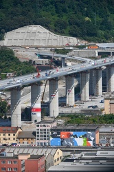 Genova, avanzamento lavori nuovo ponte ex Morandi