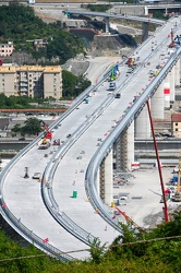 Genova, avanzamento lavori nuovo ponte ex Morandi