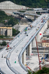 Genova, avanzamento lavori nuovo ponte ex Morandi