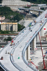 Genova, avanzamento lavori nuovo ponte ex Morandi