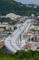 Genova, avanzamento lavori nuovo ponte ex Morandi