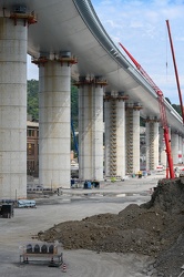 Genova, avanzamento lavori nuovo ponte ex Morandi