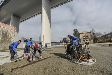 lavori radura memoria ponte San giorgio 03032021-8352