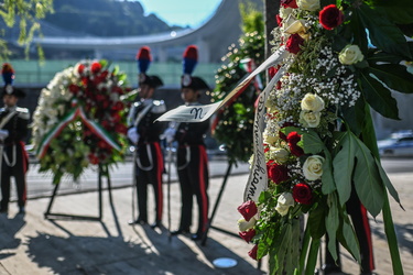 anniversario crollo Morandi cerimonia radura memoria 14082023-02