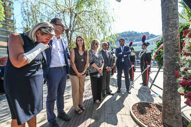 anniversario crollo Morandi cerimonia radura memoria 14082023-17