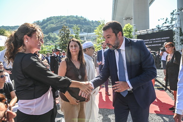 anniversario crollo Morandi cerimonia radura memoria 14082023-20