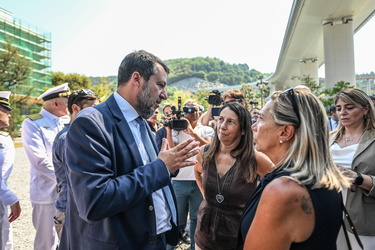 anniversario crollo Morandi cerimonia radura memoria 14082023-78