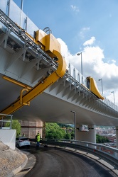 Genova, reportage per Quattroruote dentro il ponte viadotto auto