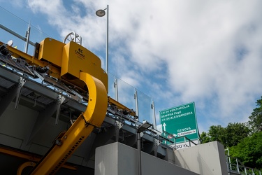 Genova, reportage per Quattroruote dentro il ponte viadotto auto