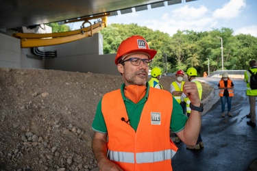 Genova, reportage per Quattroruote dentro il ponte viadotto auto