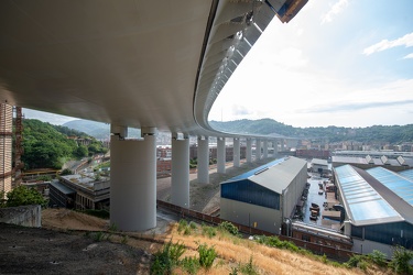 Genova, reportage per Quattroruote dentro il ponte viadotto auto