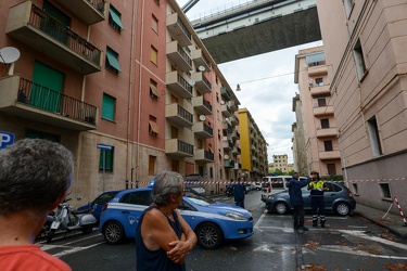 Genova - crollo di ponte Morandi - il primo giorno