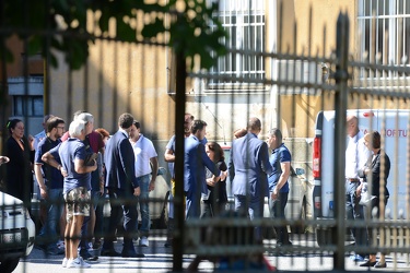 Genova - il premier Giuseppe Conte in visita all'ospedale San Ma