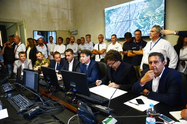 Genova, prefettura - vertice con premier Giuseppe Conte, ministr