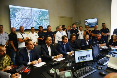 Genova, prefettura - vertice con premier Giuseppe Conte, ministr