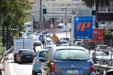 Genova - il secondo giorno dopo la tragedia di Ponte Morandi