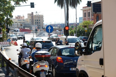 Genova - il secondo giorno dopo la tragedia di Ponte Morandi