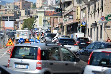 Genova - il secondo giorno dopo la tragedia di Ponte Morandi