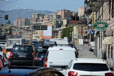 Genova - il secondo giorno dopo la tragedia di Ponte Morandi