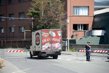 Genova - il secondo giorno dopo la tragedia di Ponte Morandi