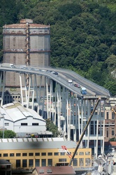 Genova - il secondo giorno dopo la tragedia di Ponte Morandi