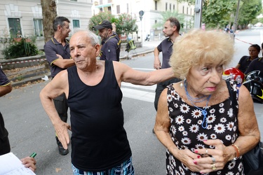 Genova - il secondo giorno dopo la tragedia di Ponte Morandi