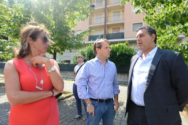 Genova - i sopralluoghi dei politici a tre giorni dalla tragedia