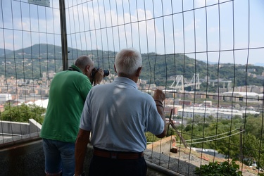 Genova - la situazione a otto giorni dal crollo di Ponte Morandi