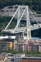 Genova - la situazione a otto giorni dal crollo di Ponte Morandi