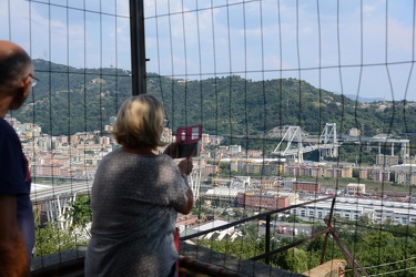 Genova - la situazione a otto giorni dal crollo di Ponte Morandi