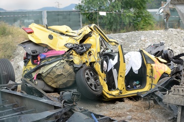 Genova, Bolzaneto  - area in cui sono accumulati i resti del cro