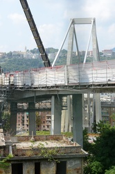 Genova, Certosa - dieci giorni dal crollo di Ponte Morandi